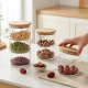 Stackable Glass Jars 3-Tier